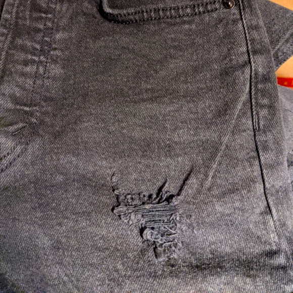 🔥4/$15 Wild Fable Sz 00/24 High Rise Distressed Ripped Straight Leg Ankle Jeans - Picture 6 of 11